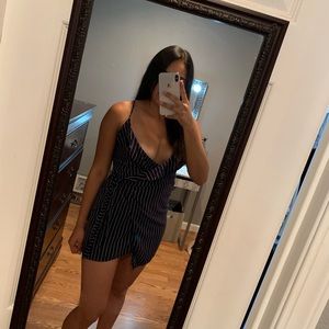 Mini wrap dress